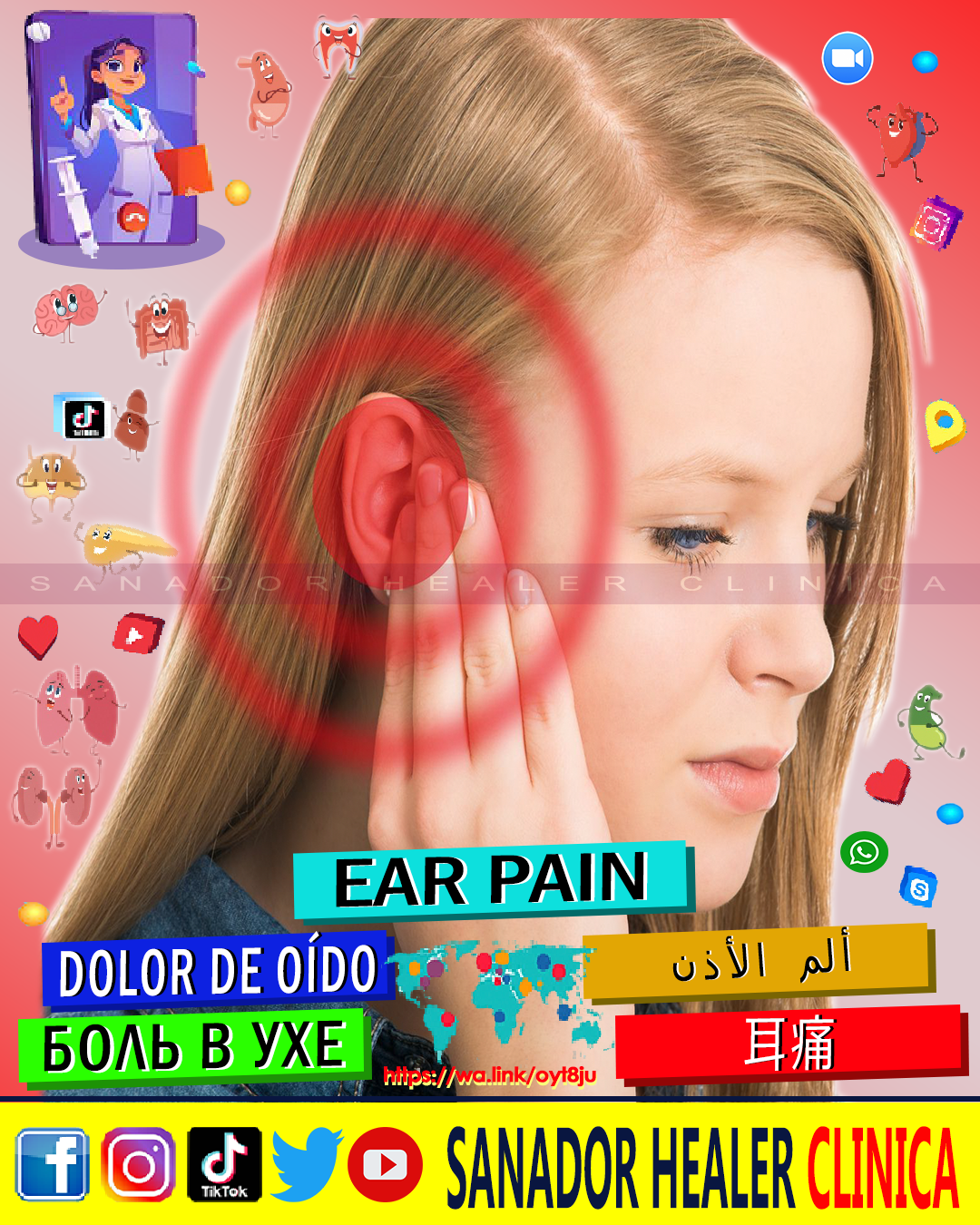 Sanador healer Clinica - Ear Pain